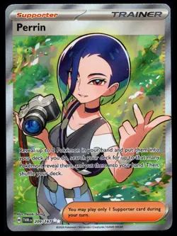 Pokemon - Perrin - 209/167 Twilight Masquerade - Ultra Rare Full Art - Near Mint - Image 1