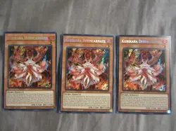 YuGiOh Battles Legend Terminal Revenge KURIKARA DIVINCARNATE Secret Rare Playset - Image 2
