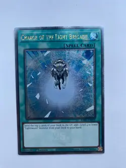 Charge of the Light Brigade RA02-EN055 Quarter Century Secret Rare NM 1st Yugioh - Image 1