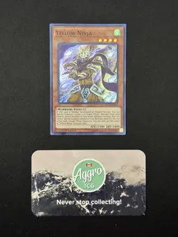 Yellow Ninja - Yugioh SHVA-EN012 1st Edition Super Rare NM - Image 1