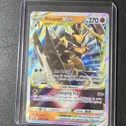 Pokemon TCG Kleavor VSTAR Sword & Shield SWSH249 & SWSH248 Holo Promo Card - Image 4