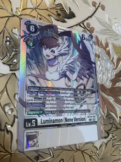 Digimon Card Game Luminamon Nene Version Foil BT19-102 SEC Special Booster 2.5 - Image 1