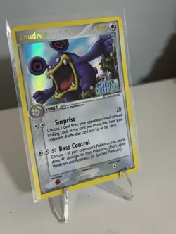 Pokemon TCG Loudred 23/100 EX Crystal Guardians Regular Rare Card EN-MP 2006 - Image 2