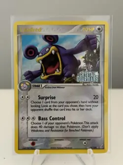 Pokemon TCG Loudred 23/100 EX Crystal Guardians Regular Rare Card EN-MP 2006 - Image 3