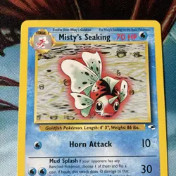 1999/2000 MISTY’S SEAKING - Gym Heroes Set - 55/132 - Uncommon - Pokemon Card NM - Image 3