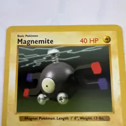 Magnemite 53/102 Shadowless Base Set - Pokemon Card WOTC LP - Image 2