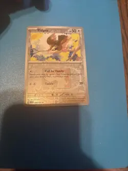 Pokemon League Pidgey Play! Promo Stamped Reverse Holo Card 016/165 Mew 151 LP - Image 1