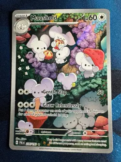 Pokemon TCG Maushold Illustration Rare Card Paldea Evolved NM+ Condition 226/193 - Image 1