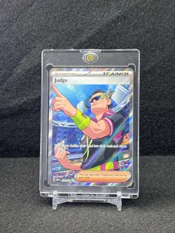 Judge 222/182 Destined Rivals Pokemon TCG Card Full Art Trainer Mint - Image 1