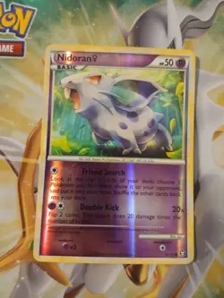 Nidoran F 69/102 Common Triumphant Reverse Holo Pokemon Card NM - Image 1