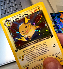 Dark Raichu - 83/82 Secret Rare Holo Pokemon 1st edition LP Team Rocket Card - Image 3