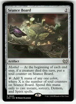 SEANCE BOARD #40 (RARE) MTG COMMANDER: DUSKMOURN: HOUSE OF HORROR - Image 1