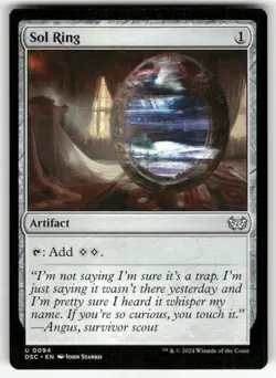 SOL RING #94 (UNCOMMON) MTG COMMANDER: DUSKMOURN: HOUSE OF HORROR - Image 1
