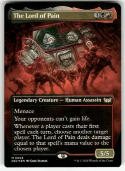THE LORD OF PAIN #3 (FOIL) (MYTHIC RARE) MTG COMMANDER: DUSKMOURN - Image 1