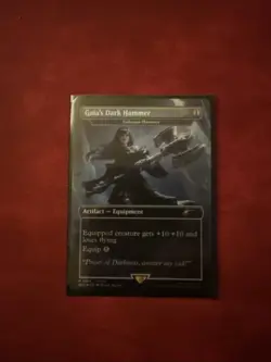 1x Gaia's Dark Hammer - Colossus Hammer, Foil, Secret Lair Final Fantasy MTG NM - Image 1