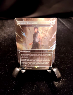 Armiger Unleashed Forge Anew FOIL Secret Lair Final Fantasy MTG NM WEAPONS - Image 1
