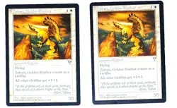 Magic the Gathering * MTG * 2 x Zuberi, Golden Feather * Mirage * LP - Image 1