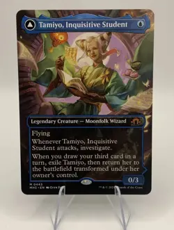 Non-FOIL - Tamiyo, Inquisitive Student (Borderless) Modern Horizons 3 MtG - Image 1