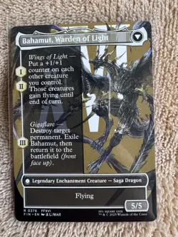 Dion, Bahamut's Dominant Showcase Borderless Final Fantasy MTG NM - Image 2