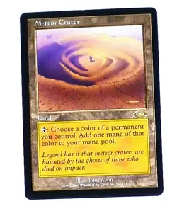 Magic the Gathering * MTG * 1 x Meteor Crater * Planeshift * LP - Image 1