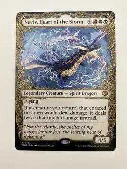 MTG Neriv, Heart of the Storm [Showcase] #0314 Mythic Tarkir: Dragonstorm NM/M - Image 1