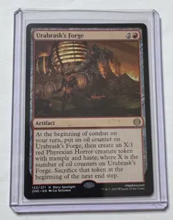 Urabrask's Forge Phyrexia: All Will Be One Rare Artifact MTG NM/M - Image 1