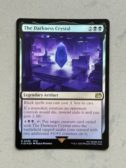 The Darkness Crystal #96 FOIL - Magic Final Fantasy MTG - Rare - NM - Image 1