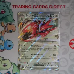 Scizor EX 111/162 Double Rare S & V Temporal Forces Pokemon Card - Image 1