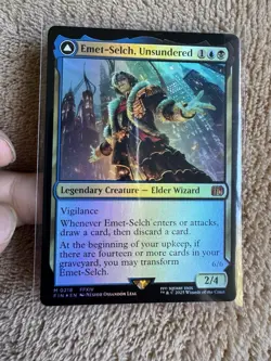 MTG: Final Fantasy Emet-Selch, Unsundered/Hades, Sorcerer of Eld M 0218 FOIL ! - Image 1