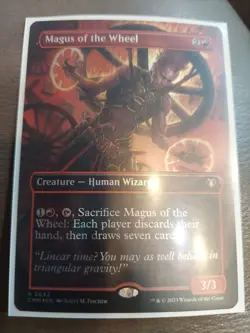 MTG Magus of the Wheel *BORDERLESS* Commander Masters 0643 Pack Fresh Foil - Image 1