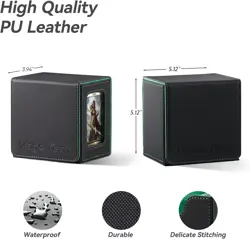 MTG Commander Deck Box, Patented Design, Commander Display, 100 Double-Sleeved - Image 4