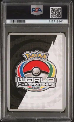 2011 POKEMON WORLD CHAMPIONSHIPS PROMO THE TRUTH SUICUNE & ENTEI LEGEND PSA 8 - Image 2