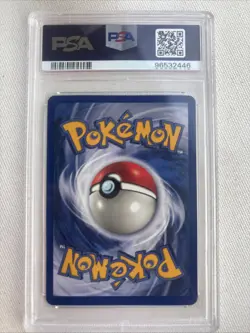 1999 Pokemon Fossil Hitmonlee Holo 1st Edition PSA Grade 8 - Image 2