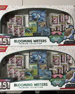(LOT OF 2) Pokemon 151 Blooming Waters Premium Collection Brand New SEALED - Image 1