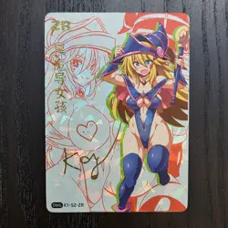 Dark Magician Girl YuGiOh Sexy Waifu K1 Dream Goddess ZR Series Holo Card S55 - Image 1