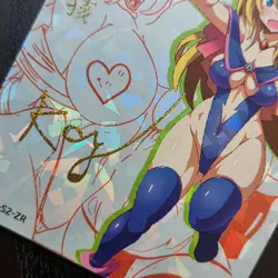 Dark Magician Girl YuGiOh Sexy Waifu K1 Dream Goddess ZR Series Holo Card S55 - Image 3