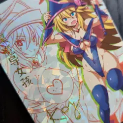 Dark Magician Girl YuGiOh Sexy Waifu K1 Dream Goddess ZR Series Holo Card S55 - Image 4