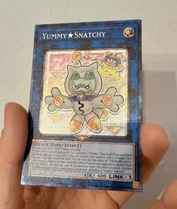 Yugioh! 1x Yummy Snatchy JUSH-EN022 Collector's Rare 1st Ed NM - Image 2