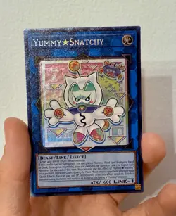 Yugioh! 1x Yummy Snatchy JUSH-EN022 Collector's Rare 1st Ed NM - Image 3