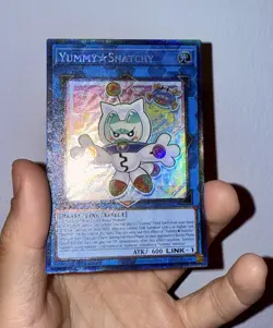 Yugioh! 1x Yummy Snatchy JUSH-EN022 Collector's Rare 1st Ed NM - Image 4