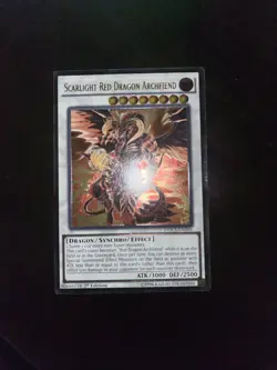 Yugioh Scarlight Red Dragon Archfiend DOCS-EN046 - Ultimate Rare 1st Edition NM - Image 4