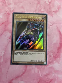 Yugioh: Gaia the Fierce Knight - Ultra Rare - LOB-EN006 - Near Mint - Image 1