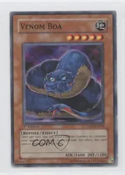 Venom Boa 1st Ed. YuGiOh Tactical Evolution #TAEV-EN016 2007 - Image 1