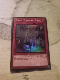 Planet Pollutant Virus Super Rare OP28-EN011 Yugioh Pack Fresh - Image 1