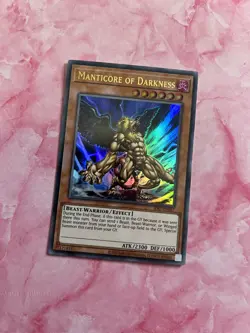 Yugioh: Manticore of Darkness - Ultra Rare - IOC-EN067 - Near Mint - Image 1