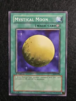 Mystical Moon LOB-094 - 1st Edition Yugioh - NM - Image 1
