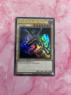 Yugioh: Red-Eyes Black Dragon - Ultra Rare - LOB-EN070 - Near Mint - Image 1
