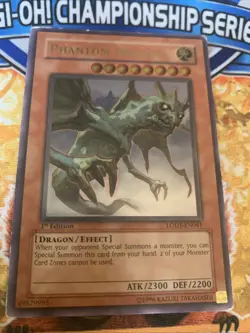 Yugioh Phantom Dragon - LODT-EN041 - Ultimate Rare 1st Edition HP - Image 1
