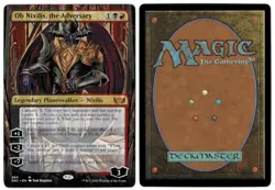 MTG SNC NM Borderless FOIL Ob Nixilis, The Adversary - Image 1