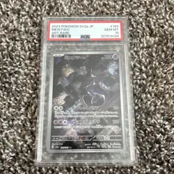 Pokemon TCG Mewtwo 183/165 AR Holo SV2a JP Card Game PSA 10 - Image 1